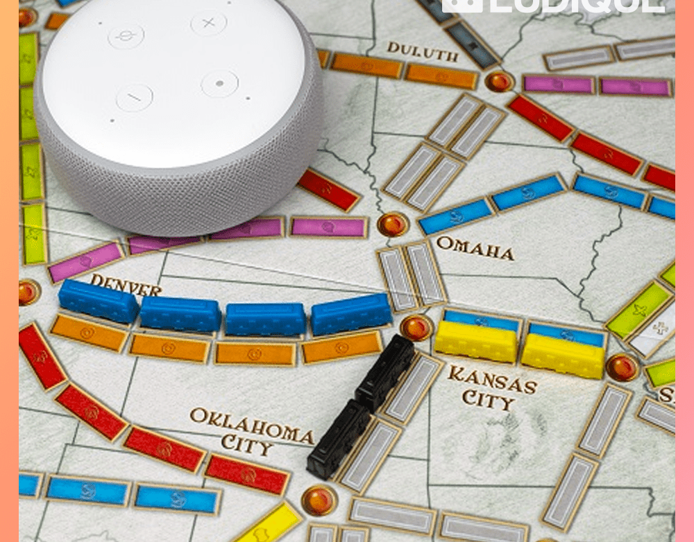 les aventuriers du rail alexa IA connecté jeu de société