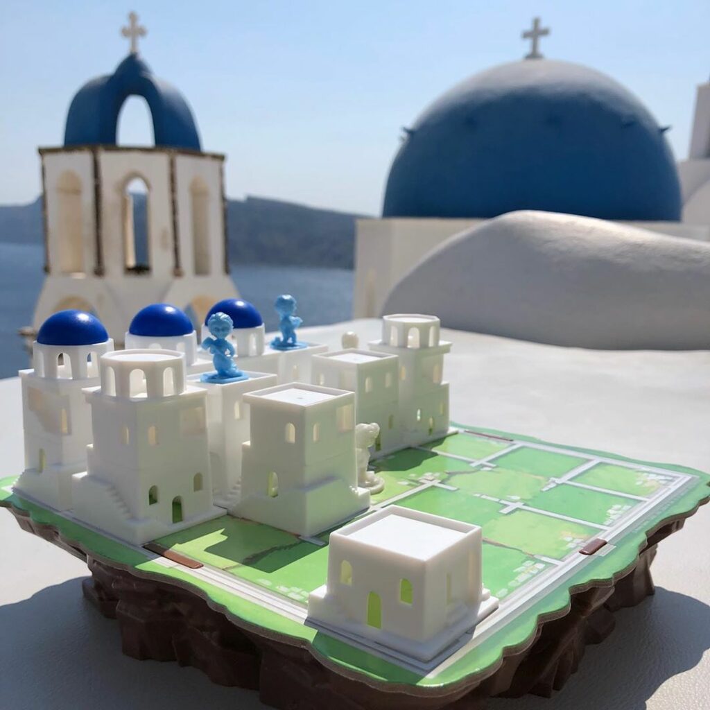 santorini jeu de société echecs