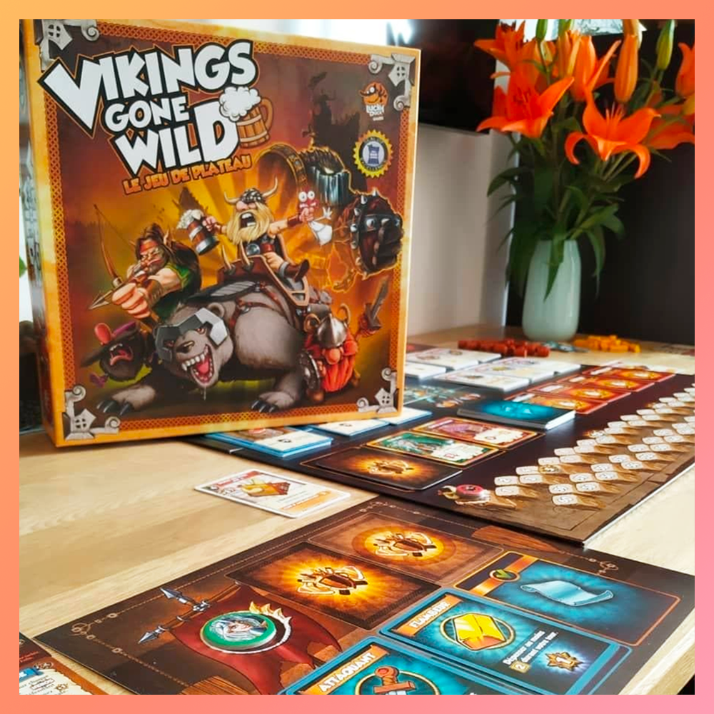 vikings gone wild jeu de societe deckbuilding