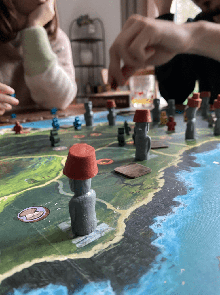 Le Grenier Ludique Rapa Nui Éditions Matagot Giants jeu de société île de pâques moaï