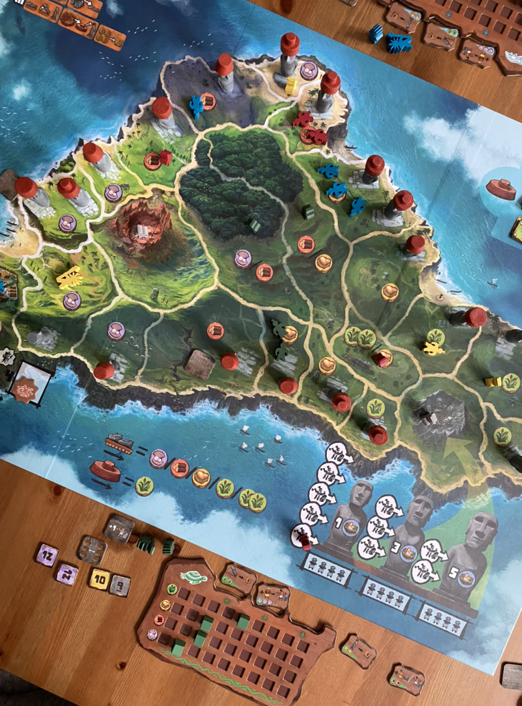 Le Grenier Ludique Rapa Nui Éditions Matagot Giants jeu de société île de pâques moaï