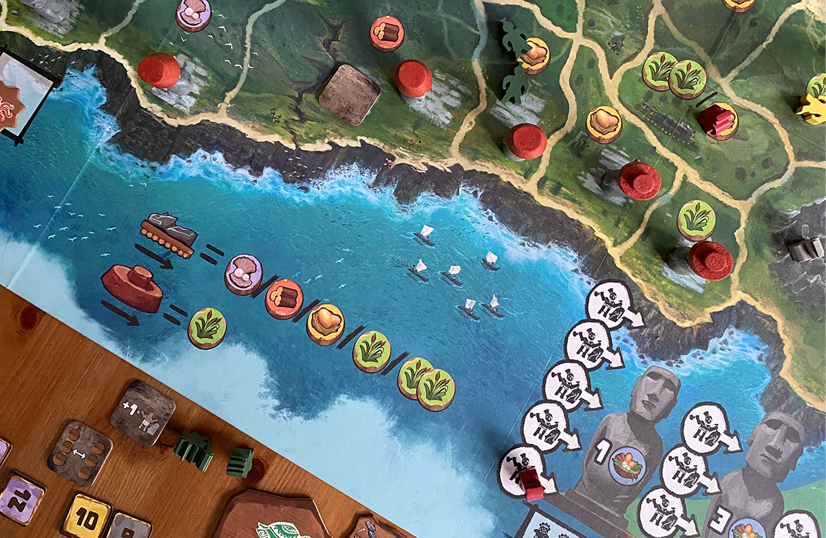 Rapa Nui Éditions Matagot Giants jeu de société île de pâques moaï