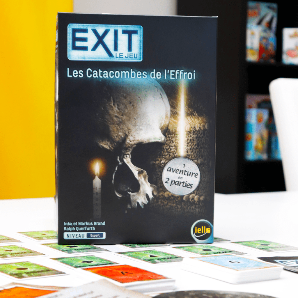 exit unlock jeu de société escape game les catacombes de l'effroi paris halloween horreur