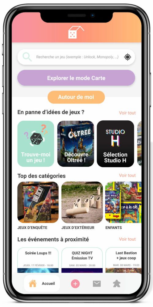 page accueil le grenier ludique