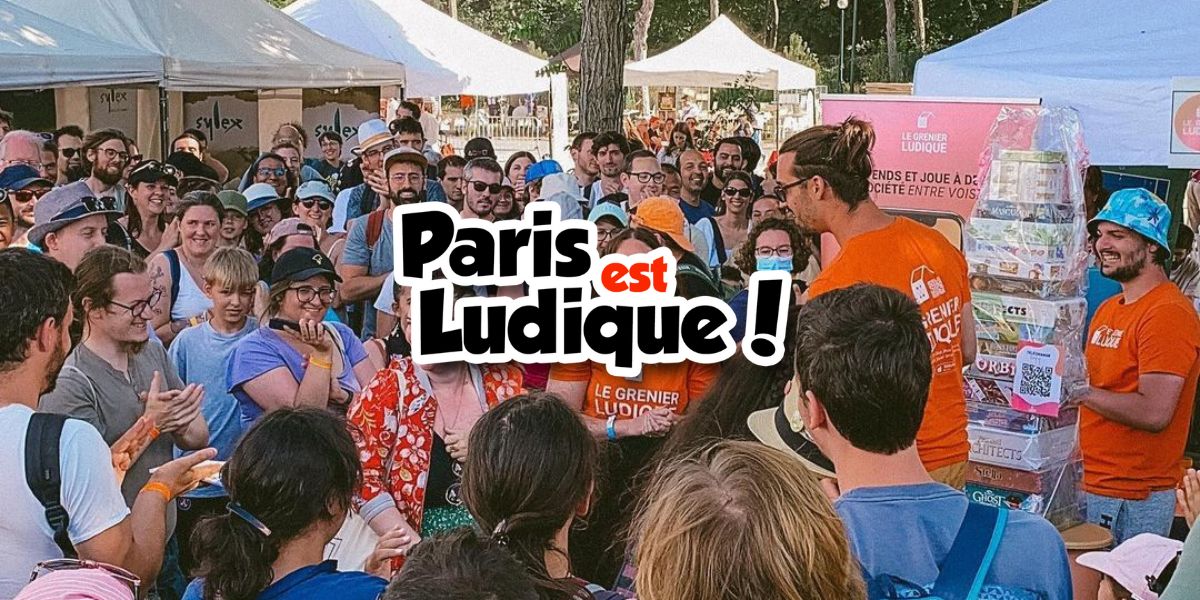 paris est ludique PEL 2022 le grenier ludique bouchon embouteillage blocus allées festival de jeux de société