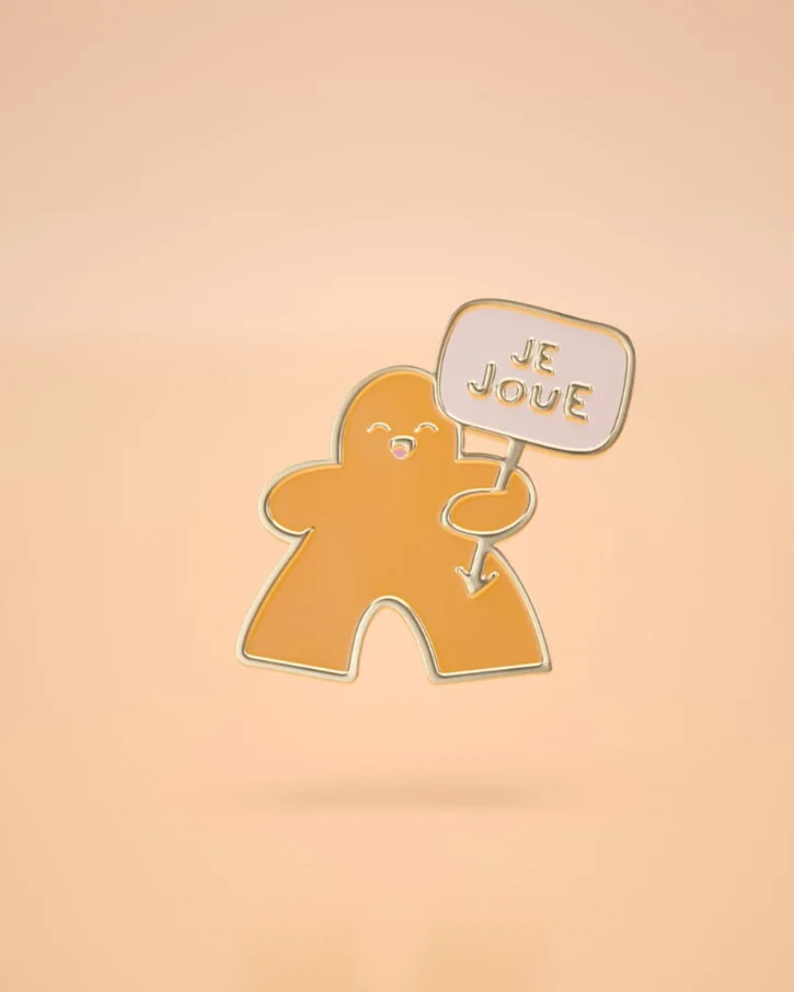 Pin's Meeple Émaillé | Couleur de Joueur – Image 4