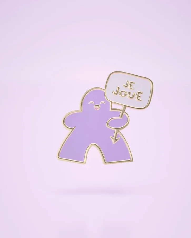 Pin's Meeple Émaillé | Couleur de Joueur – Image 5