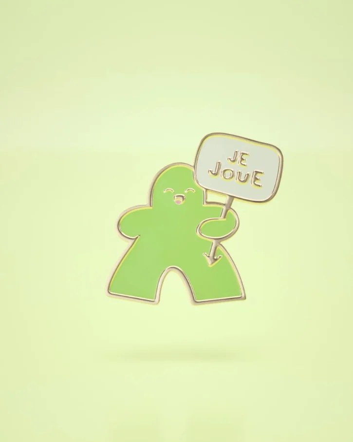 Pin's Meeple Émaillé | Couleur de Joueur – Image 7