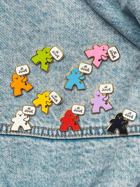 Pin's Meeple Émaillé | Couleur de Joueur