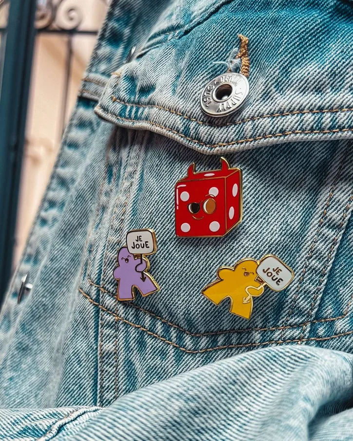 Pin's Meeple Émaillé | Couleur de Joueur – Image 2