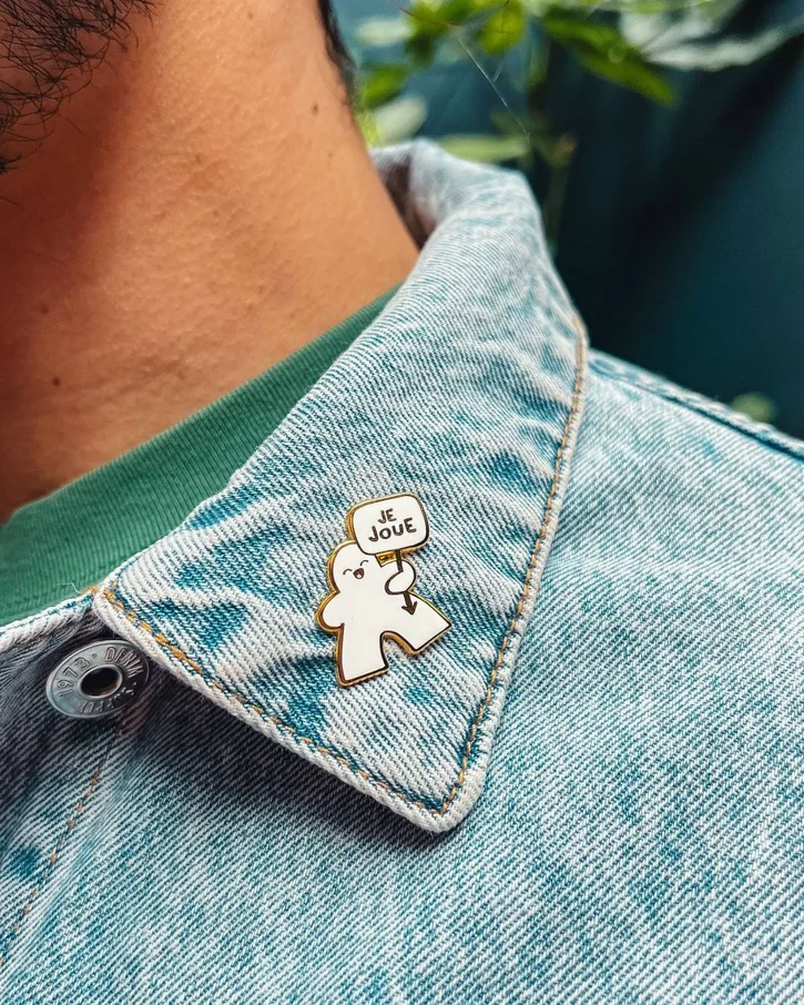 Pin's Meeple Émaillé | Couleur de Joueur – Image 3