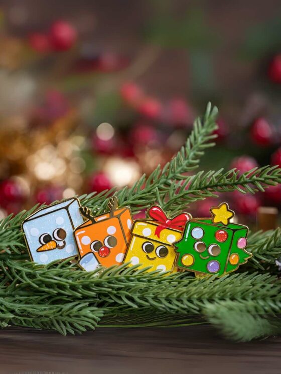 Lot des 4 Pin's de Noël | Dé-Cembre