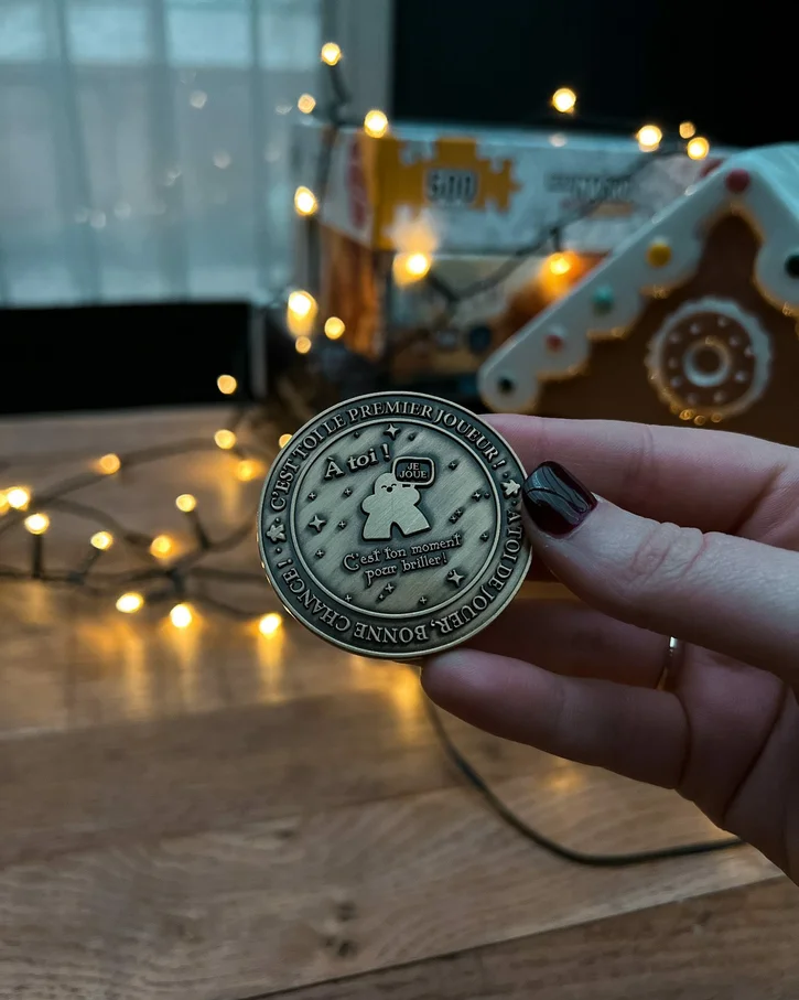 Pièce en Métal "Premier Joueur ?" 🪙
