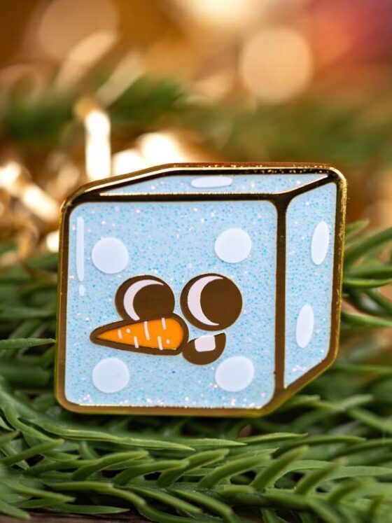 Pin's à Paillettes | ⛄ Le Dé Givré