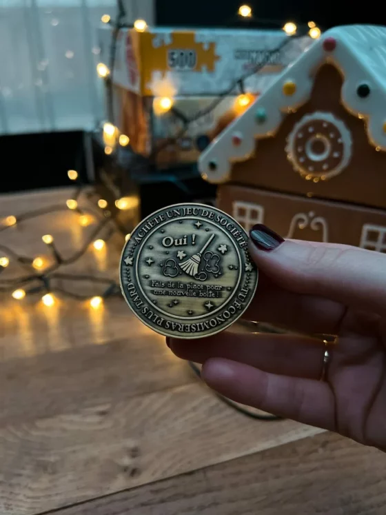 Pièce en Métal "J'achète Ou Pas ?" 🪙