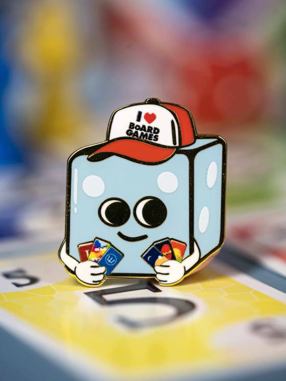 Pin's Émaillé | I ❤️ BOARDGAMES