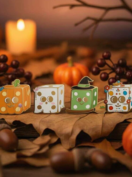 Lot des 4 Pin's d'Halloween | Dé-Guisé