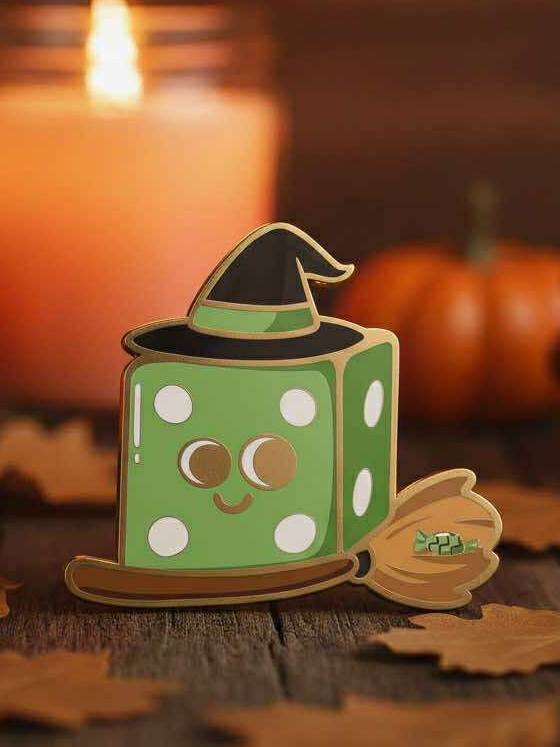 Pin's Phospho | 🧹 Le Dé Senchanté