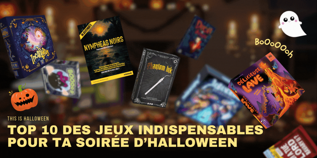 jeux de société soirée halloween automne